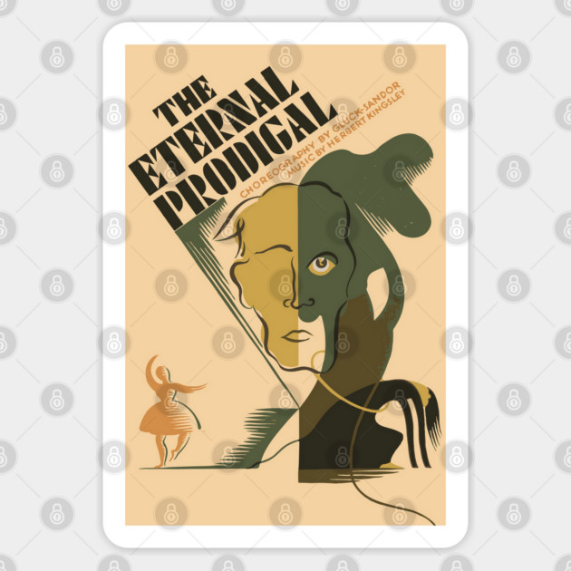 The Eternal Prodigal - Vintage Musical Poster - Analog Design Sticker by TuncGK