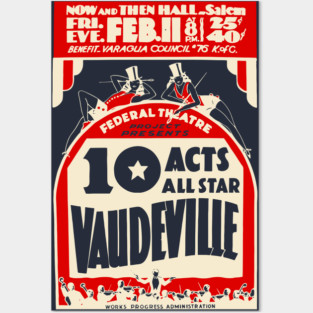 Vaudeville Poster - Vintage Dance Ballet Circus Posters and Art