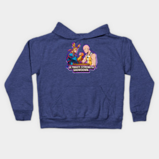 Ultimate strength showdown Kids Hoodie