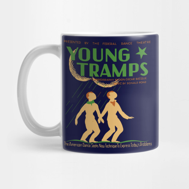 "Young Tramps" Federal Dance Theatre Poster by TuncGK