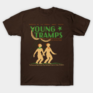 "Young Tramps" Federal Dance Theatre Poster T-Shirt