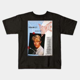 David Bowie - Serious Moonlight Tour of Japan Kids T-Shirt