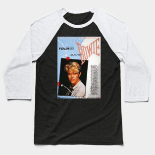 David Bowie - Serious Moonlight Tour of Japan Baseball T-Shirt