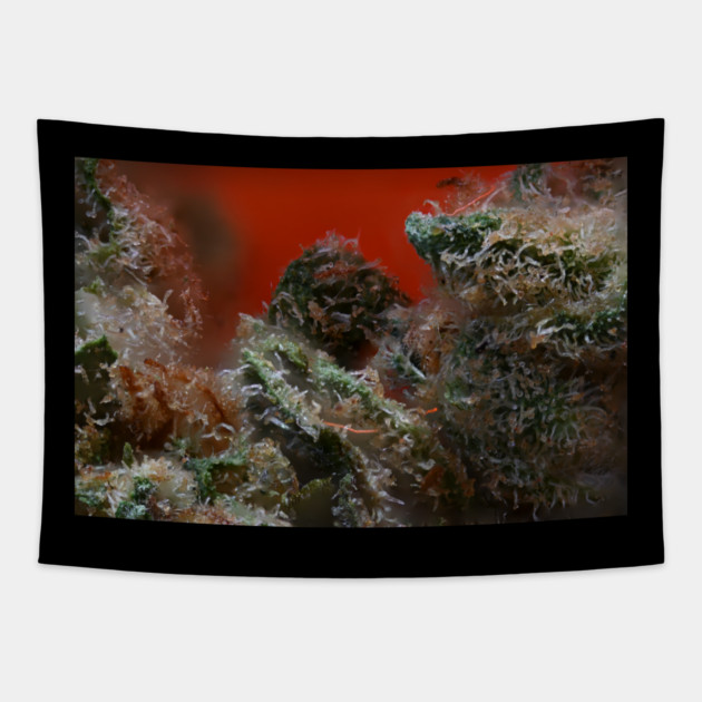 Blueberry Pancakes - Weed Design Tapestry by MrGreenGenes420