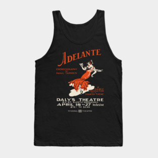 Adelante - Helen Tamiris - Vintage Musical Poster Tank Top