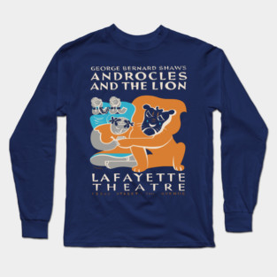 "Androcles and the Lion" Federal Theatre Poster Long Sleeve T-Shirt