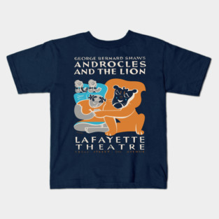"Androcles and the Lion" Federal Theatre Poster Kids T-Shirt