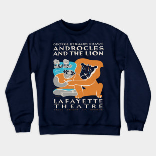 "Androcles and the Lion" Federal Theatre Poster Crewneck Sweatshirt