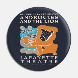 "Androcles and the Lion" Federal Theatre Poster Pin