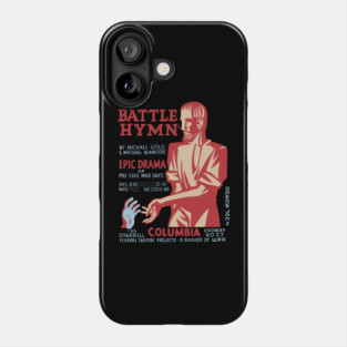 Battle Hymn - Columbia - Federal Theatre Poster Phone Case