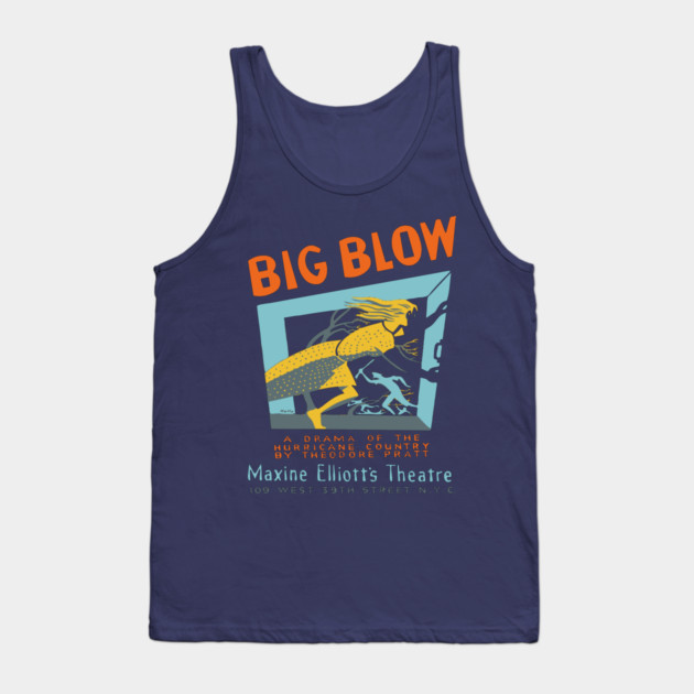 Big Blow - Federal Theatre Project - Analog Poster Tank Top by TuncGK