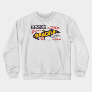 Dracula - Vintage Theatre Poster Crewneck Sweatshirt