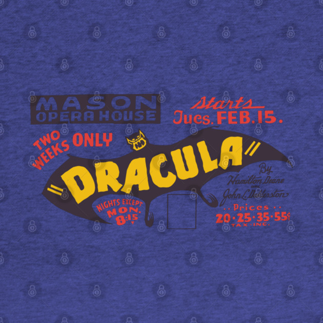 Dracula - Vintage Theatre Poster by TuncGK