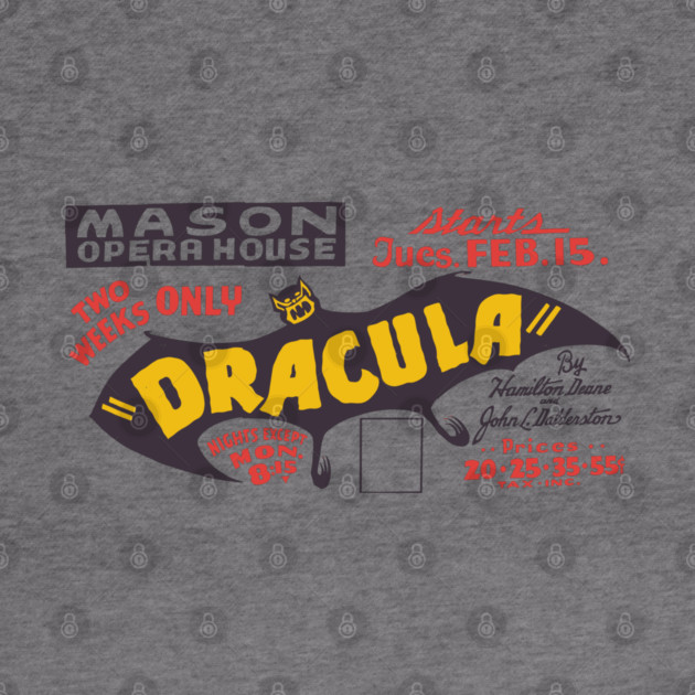 Dracula - Vintage Theatre Poster by TuncGK