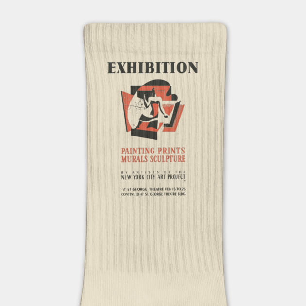 Vintage Fine Arts Exhibition Poster by TuncGK