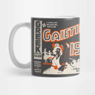Gaieties of 1936 Vintage Musical Revue Poster Mug