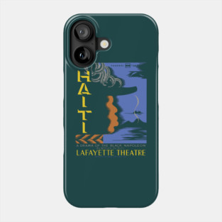 Haiti Drama Vintage Lafayette Theatre Poster Phone Case