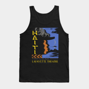 Haiti Drama Vintage Lafayette Theatre Poster Tank Top