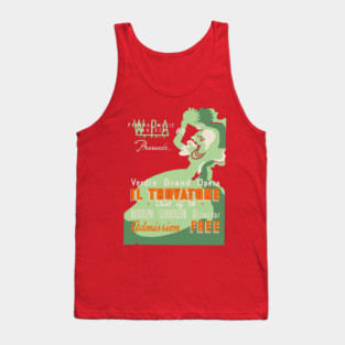 Il Trovatore Grand Opera WPA Vintage Poster Tank Top