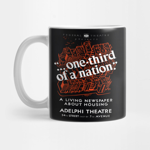 One Third of a Nation WPA Theater Poster Vintage Design by TuncGK