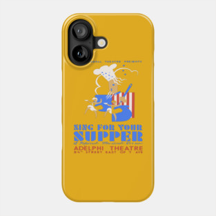 WPA Sing for Your Supper Musical Revue Poster Phone Case