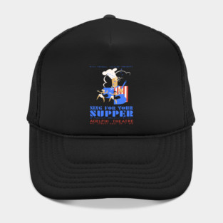 WPA Sing for Your Supper Musical Revue Poster Hat