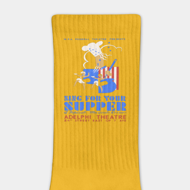 WPA Sing for Your Supper Musical Revue Poster by TuncGK