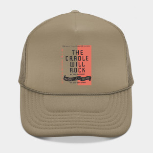 The Cradle Will Rock WPA Theatre Poster Hat