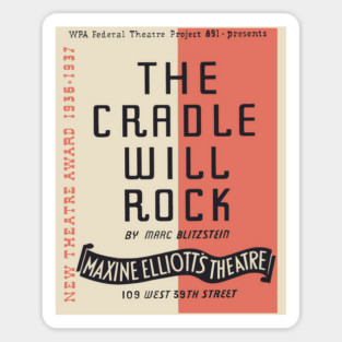 The Cradle Will Rock WPA Theatre Poster Magnet