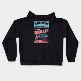 The Drunkard - Vintage Comedy Theatre Poster Kids Hoodie