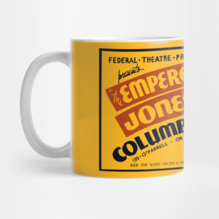 Vintage WPA Theatre Poster - The Emperor Jones Mug