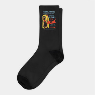 The Squall - Vintage Theatre Poster Retro Art Socks
