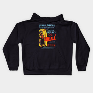 The Squall - Vintage Theatre Poster Retro Art Kids Hoodie