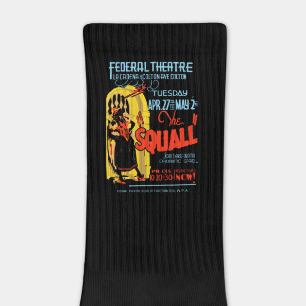 The Squall - Vintage Theatre Poster Retro Art by TuncGK