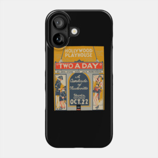 Two a Day - Vintage Comedy Theatre Poster Phone Case