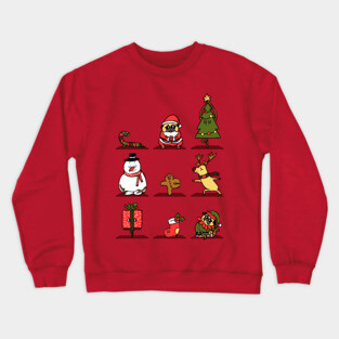 Christmas Yoga Crewneck Sweatshirt