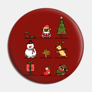 Christmas Yoga Pin