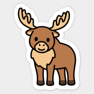 Moose Sticker