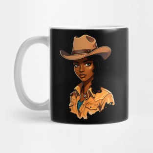 Black Cowgirl Mug