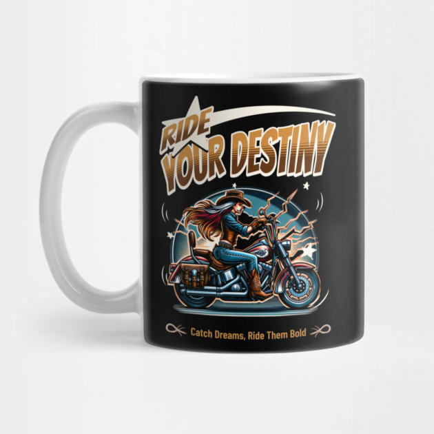 Cowgirl Ride Your Destiny: Motorbike Adventure by Urbanprint
