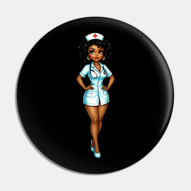 Cure Black Nurse Pin by UrbanLifeApparel