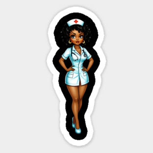 Cure Black Nurse Magnet