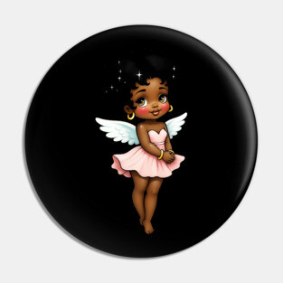 Black Girl Magic - Black Angel Pin