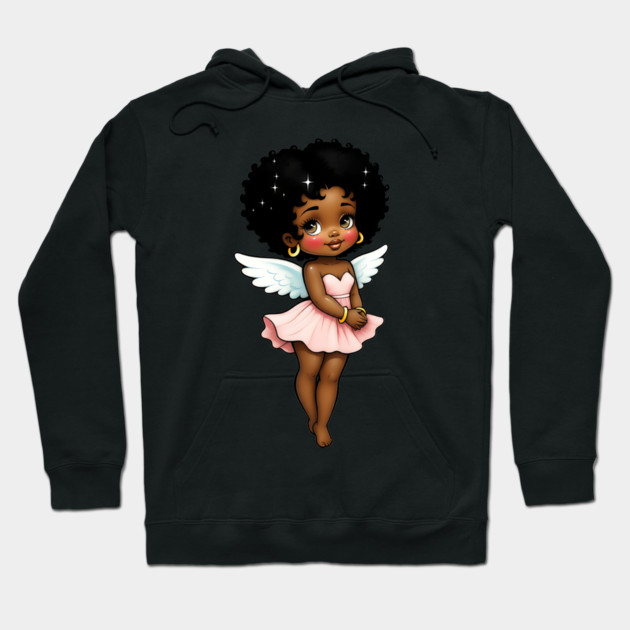 Black Girl Magic - Black Angel Hoodie by UrbanLifeApparel