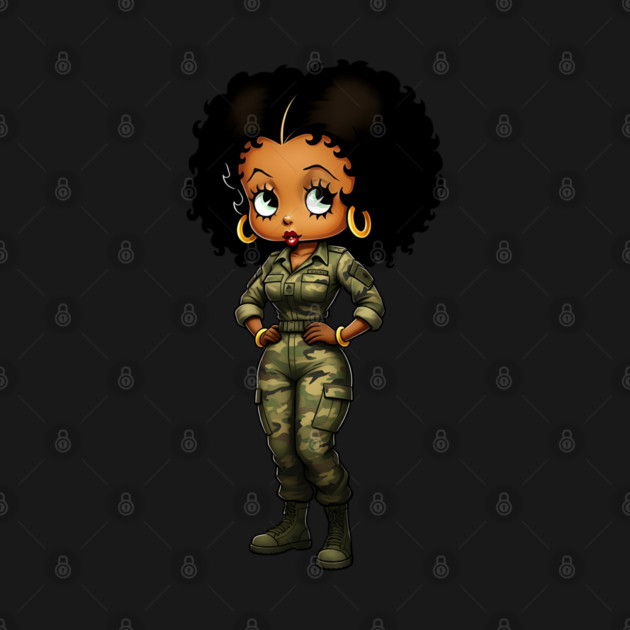 Betty Boop Military Uniform by UrbanLifeApparel