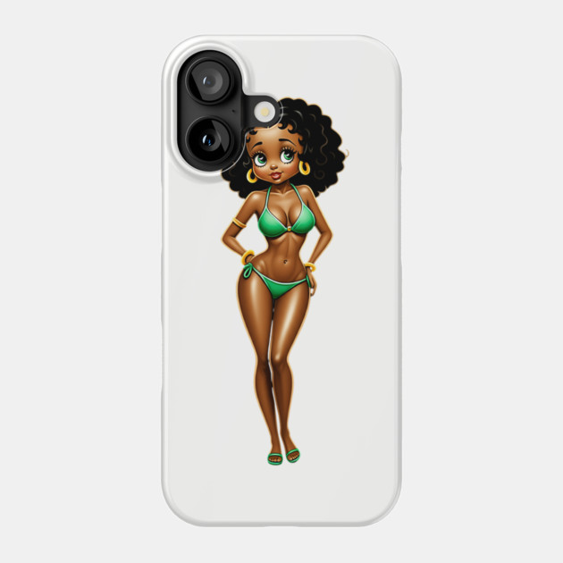 Bikini - Black Girl Magic Phone Case by UrbanLifeApparel