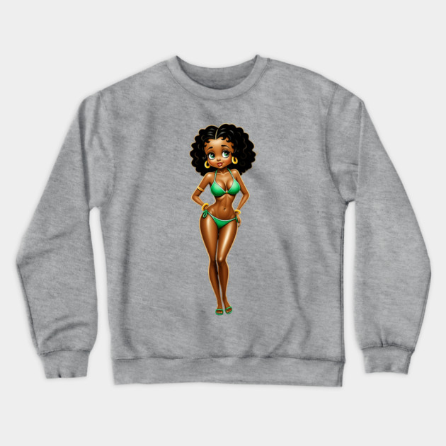 Bikini - Black Girl Magic Crewneck Sweatshirt by UrbanLifeApparel