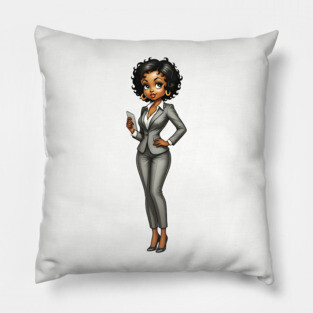 Black Business Woman Pillow