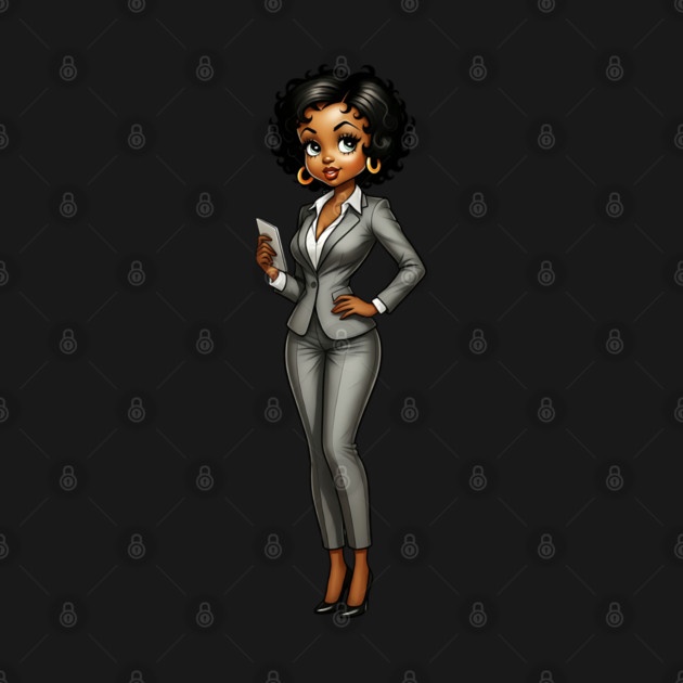 Black Business Woman by UrbanLifeApparel