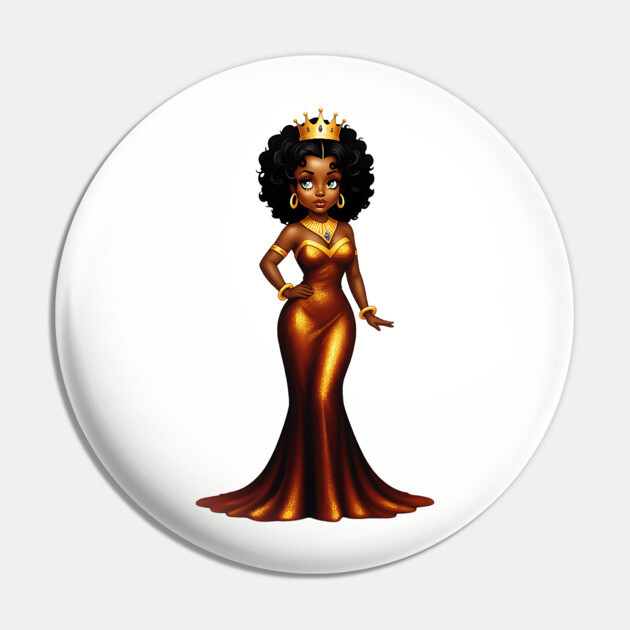 Black Queen Pin by UrbanLifeApparel